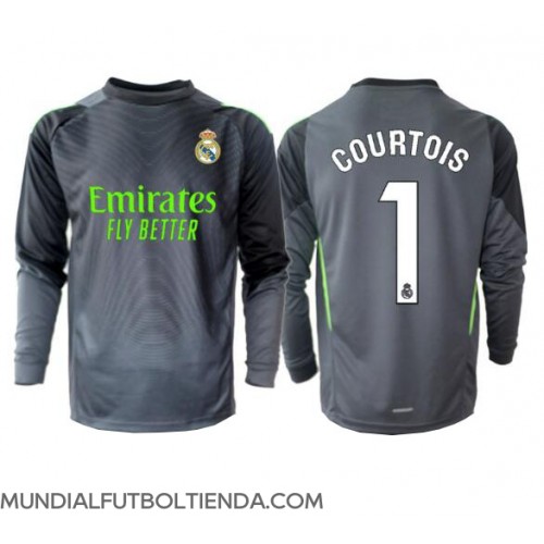 Camiseta Real Madrid Thibaut Courtois #1 Portero Tercera Equipación Replica 2025-26 mangas largas